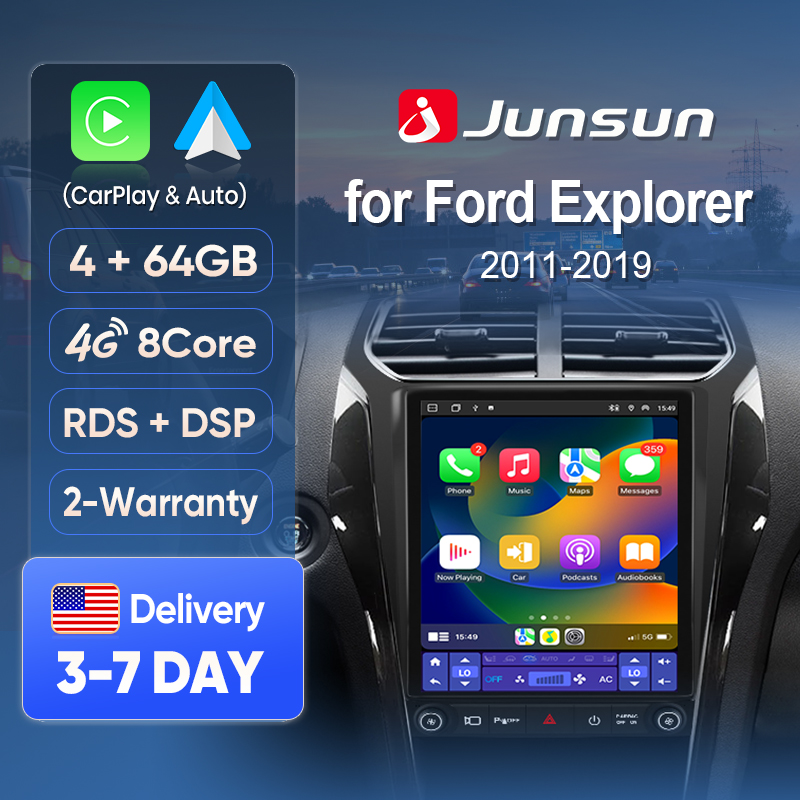 Japanese Work Lifestyle - Schermo CarPlay Wireless Junsun per Ford