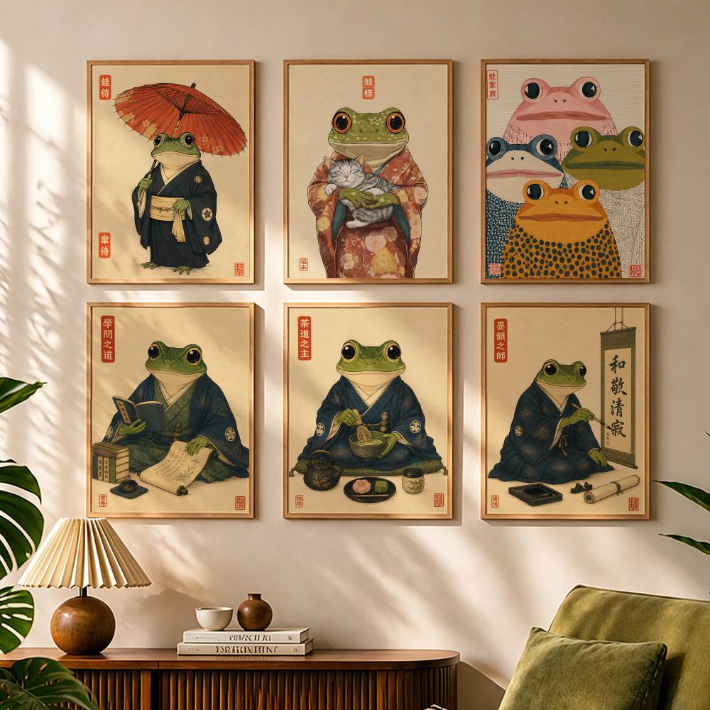Japanese Culture Lifestyle - Poster su tela con pittura e