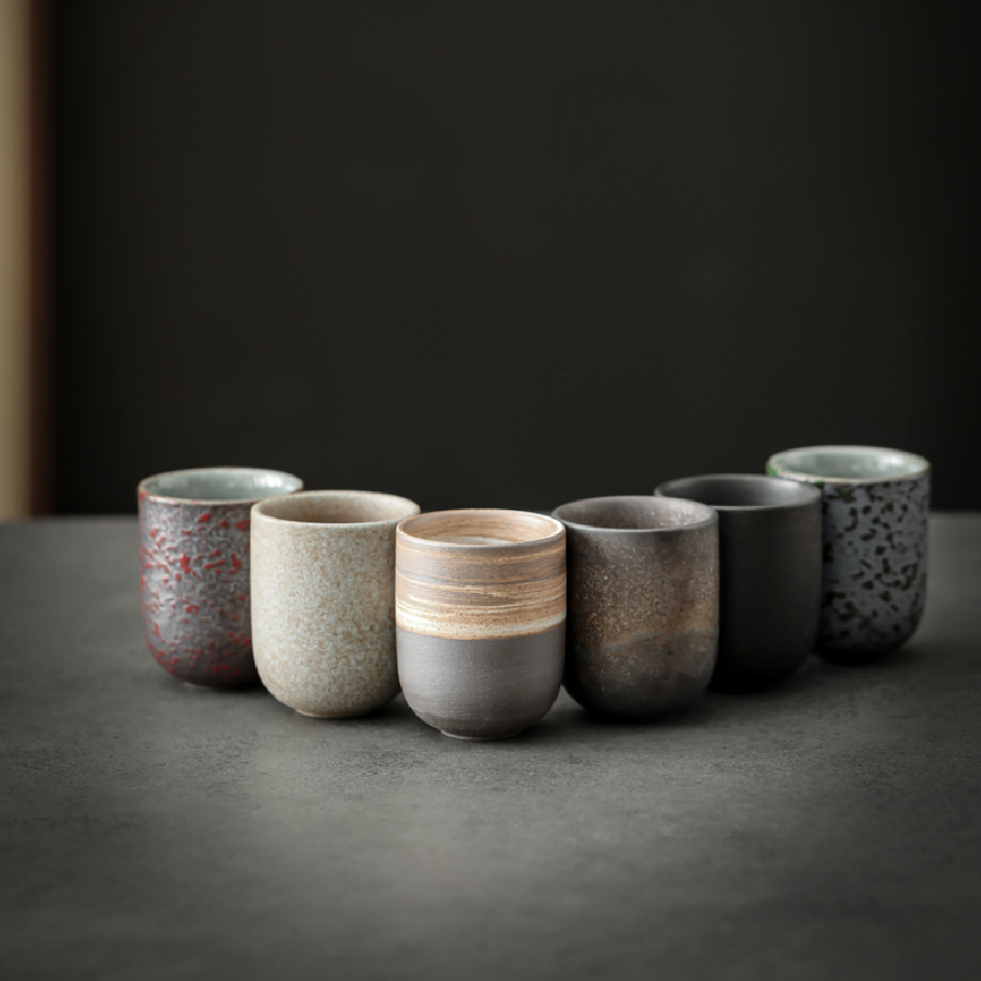 Japanese Healthy Lifestyle - Nuove tazze di ceramica vintage Gres