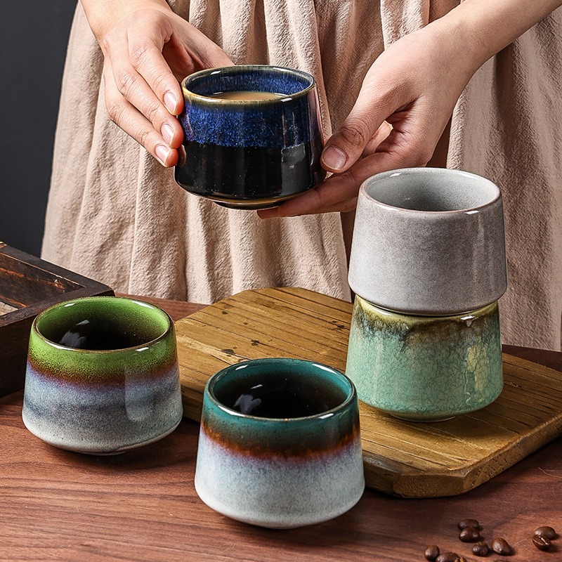 Japanese Healthy Lifestyle - Tazze di ceramica Gres giapponesi Porcellana