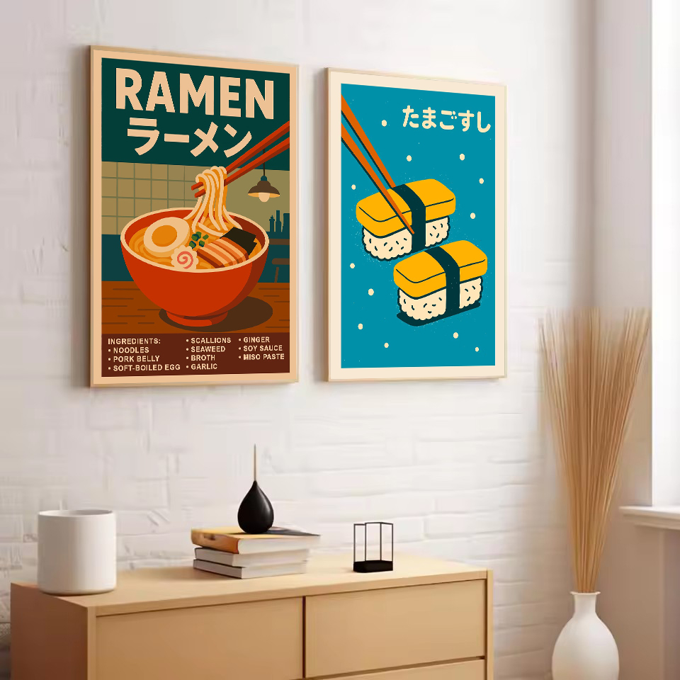 Poster su Tela con Gatto Nero, - Japanese Culture Lifestyle recensione e prezzo