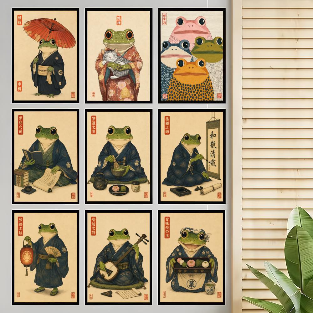 Poster con rana giapponese, st - Japanese Culture Lifestyle recensione e prezzo