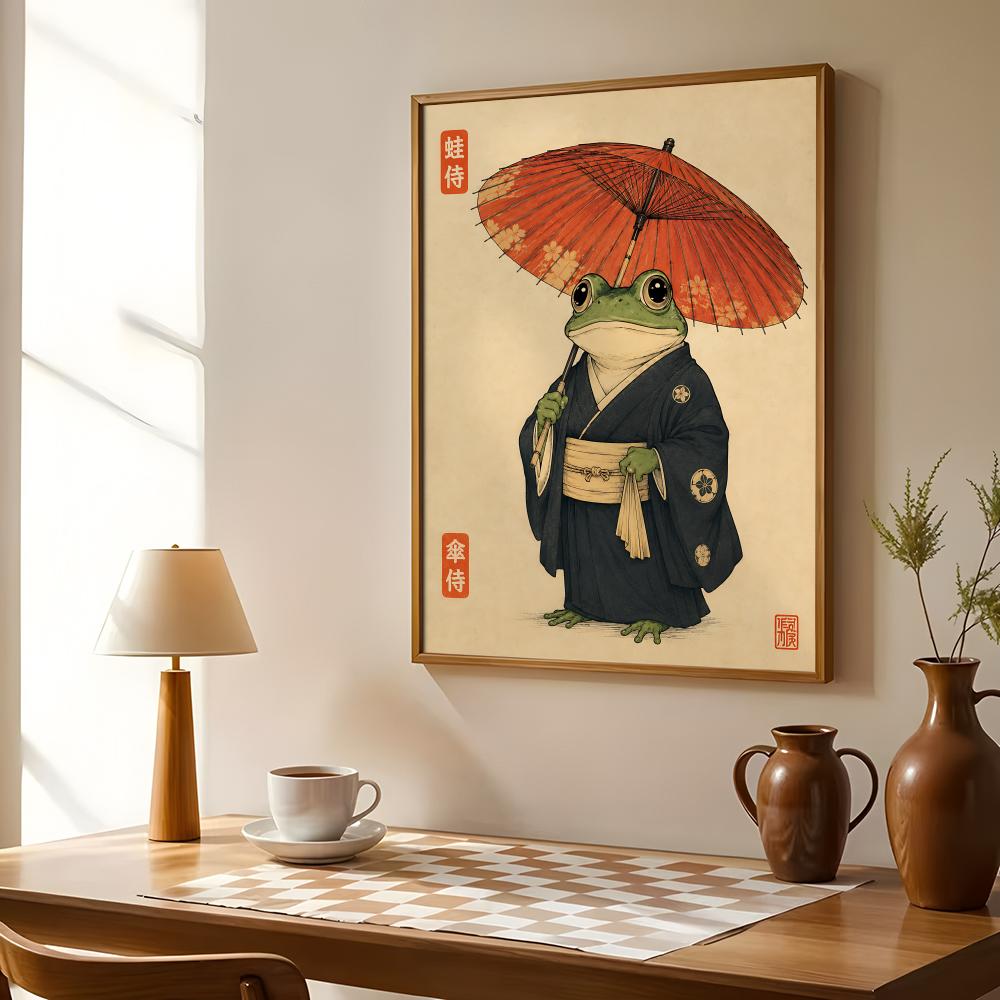 Poster con rana giapponese, st - Japanese Culture Lifestyle recensione e prezzo