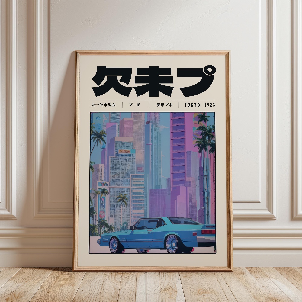 Poster Retrò Tokyo Vaporwave P - Japanese Culture Lifestyle recensione e prezzo